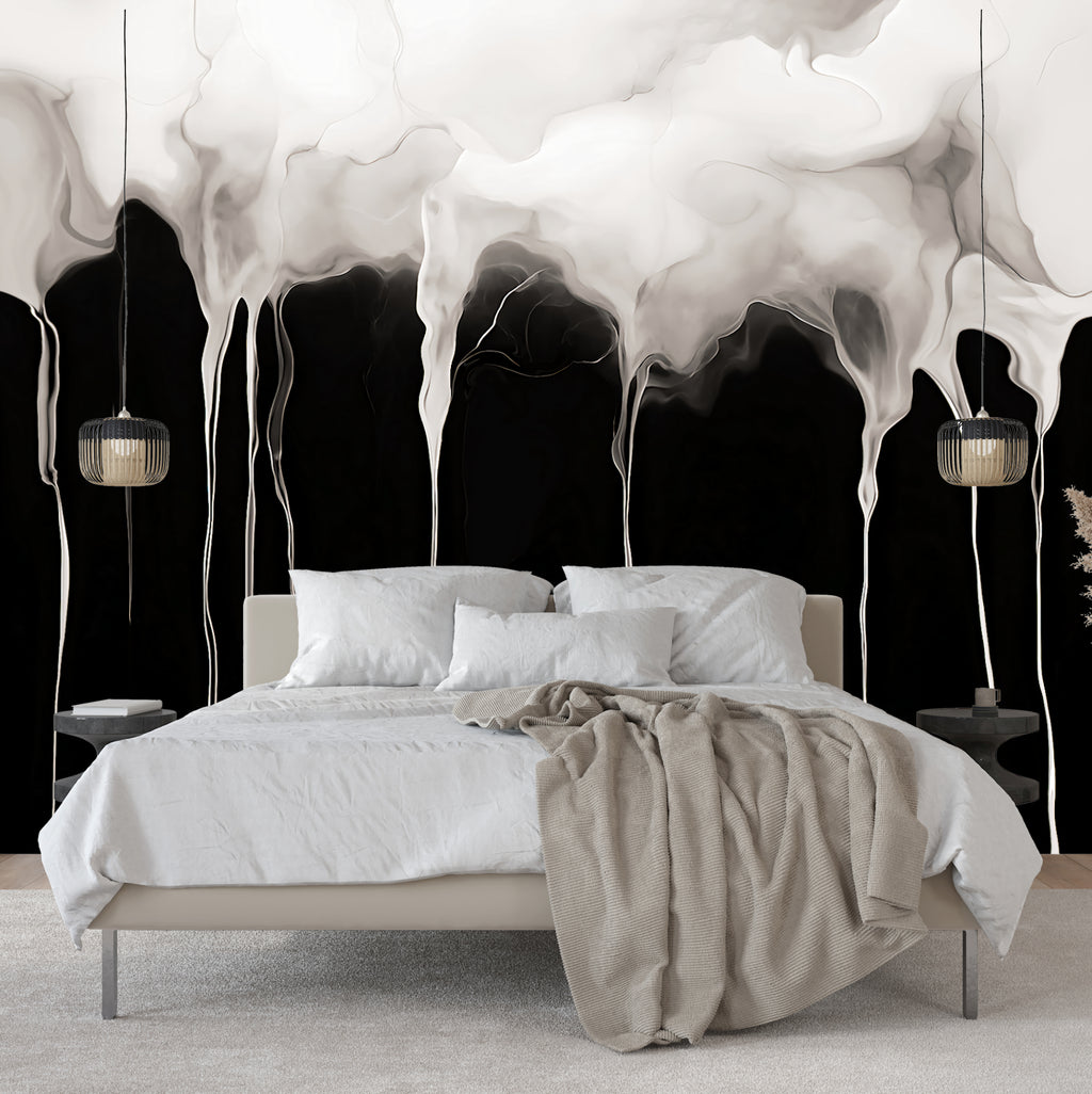 Surrender of Light  —  Abstract Luxury Wallpaper Mural