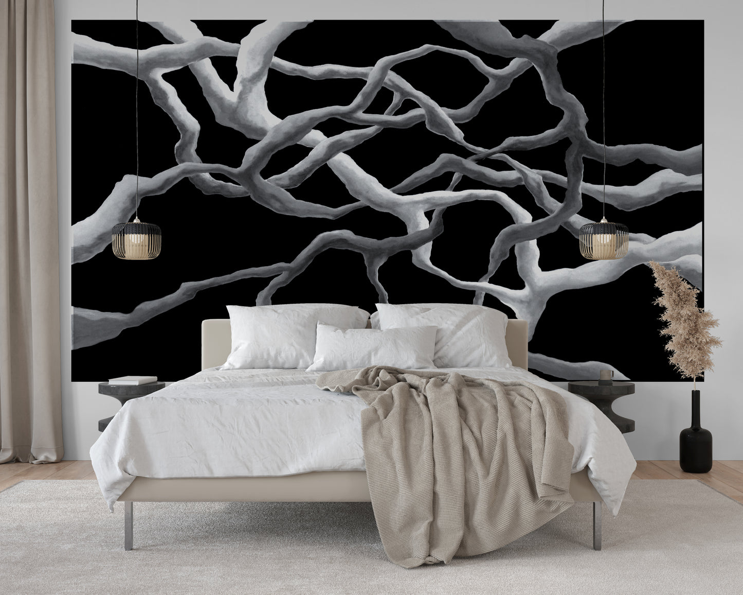 LIQUID BLACK - Giant Wall Art Decal