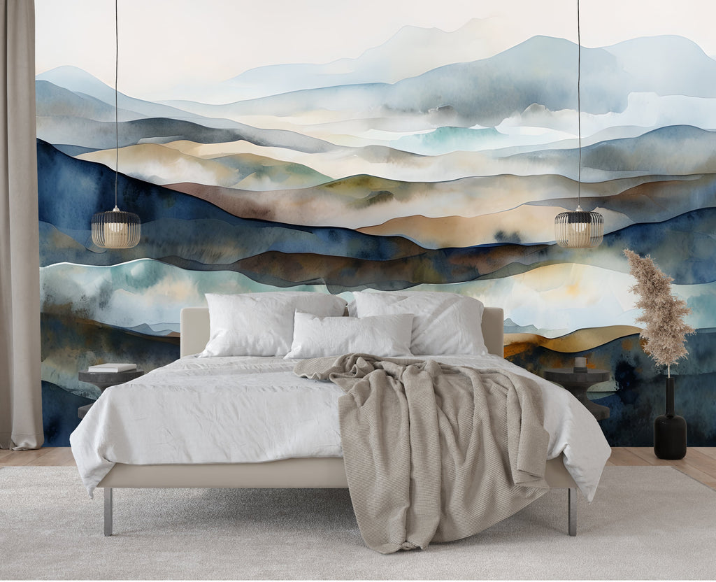 Blue Range — Coastal & Nature Luxury Wallpaper Mural