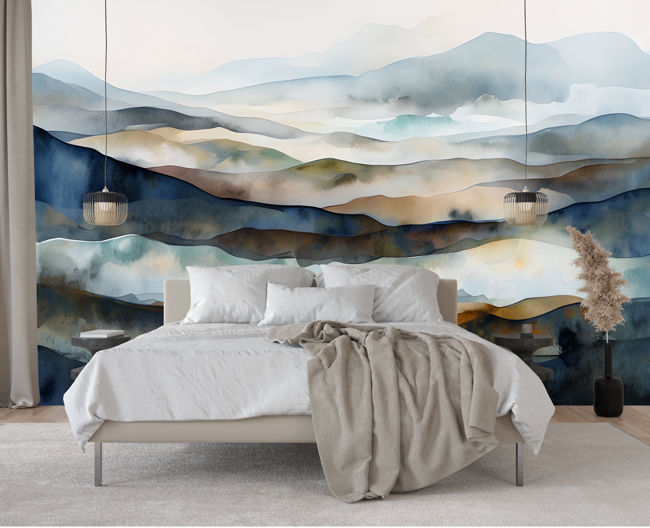 Blue Range — Coastal & Nature Luxury Wallpaper Mural
