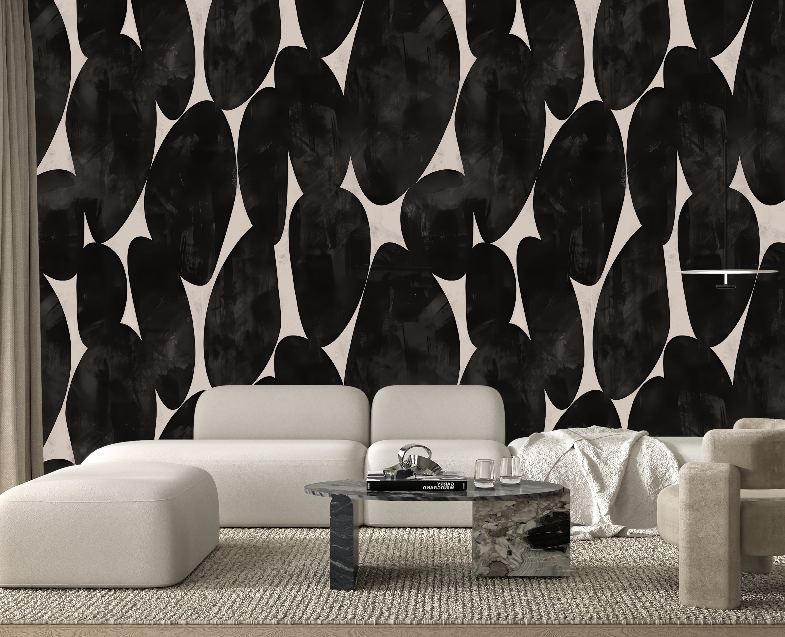 Charcoal Stone — Luxe Textures Luxury Wallpaper