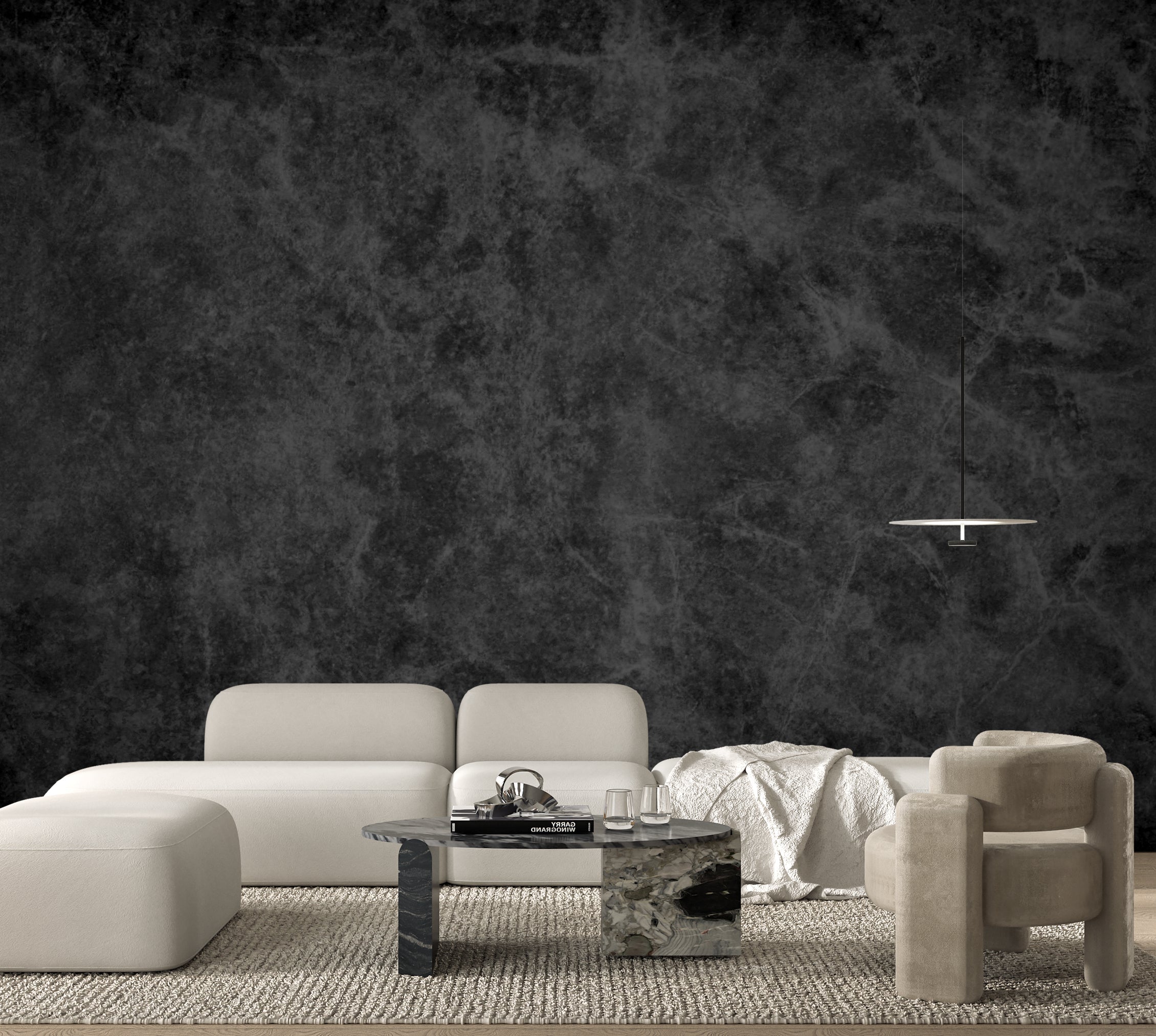 Obsidian — Luxe Textures Luxury Wallpaper Mural