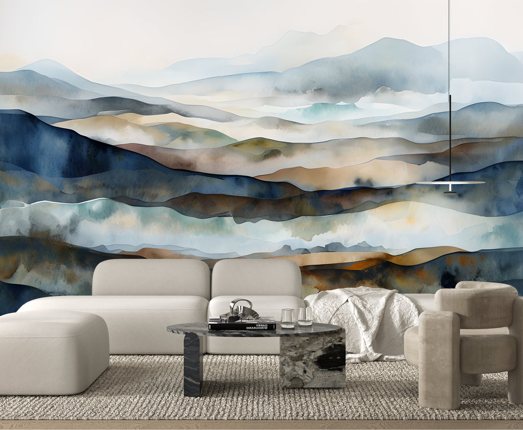 Blue Range — Coastal & Nature Luxury Wallpaper Mural
