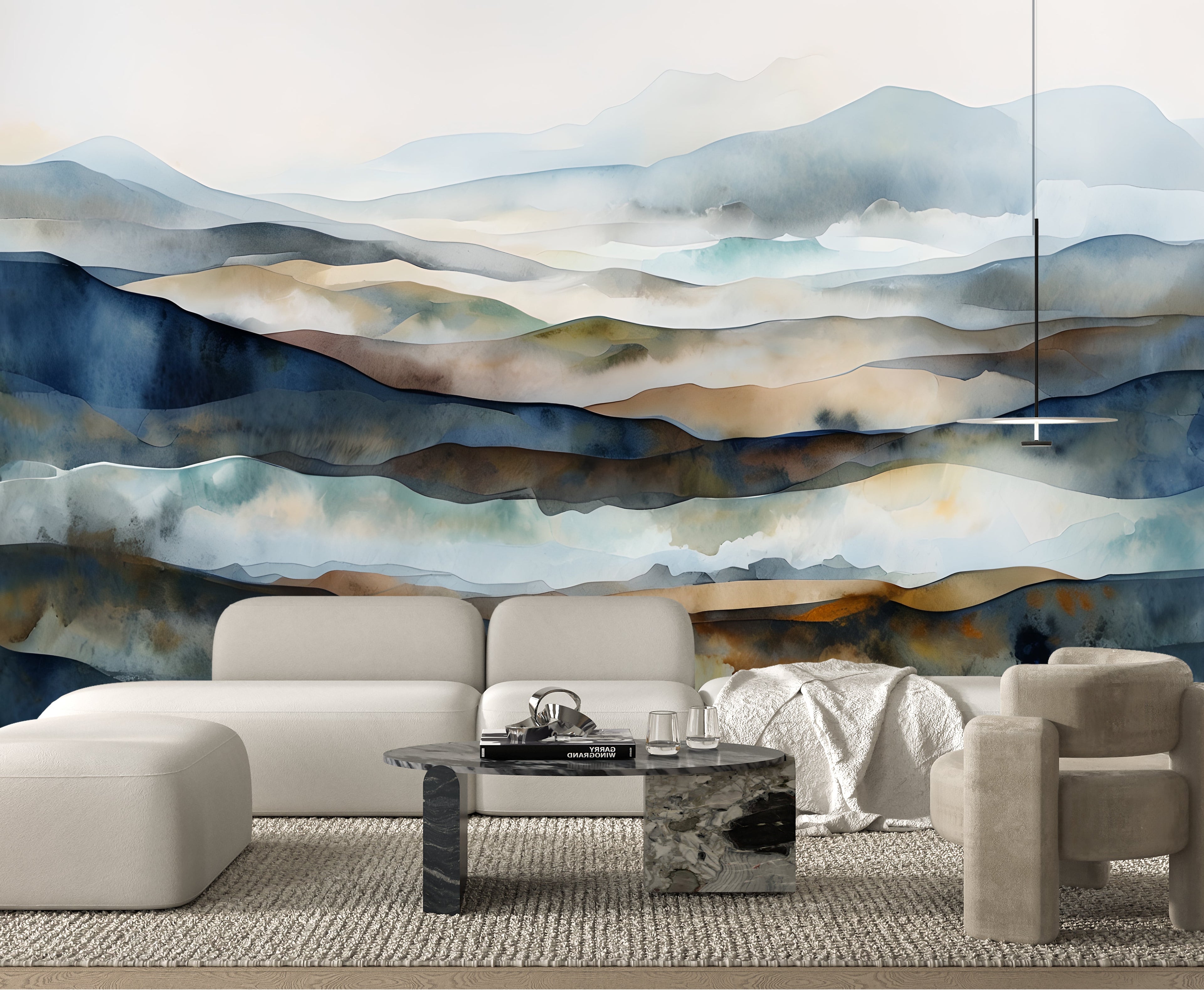 Blue Range — Coastal & Nature Luxury Wallpaper Mural