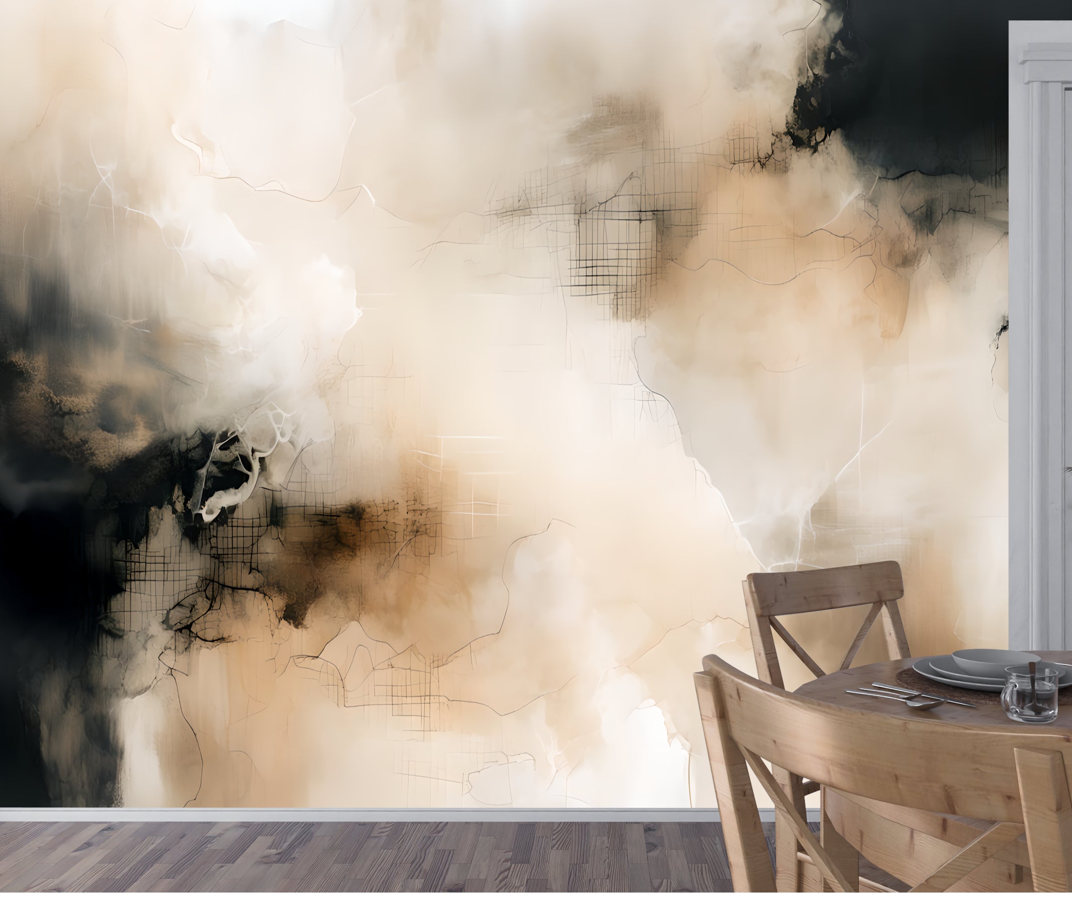 On the Edge — Abstract Luxury Wallpaper Mural