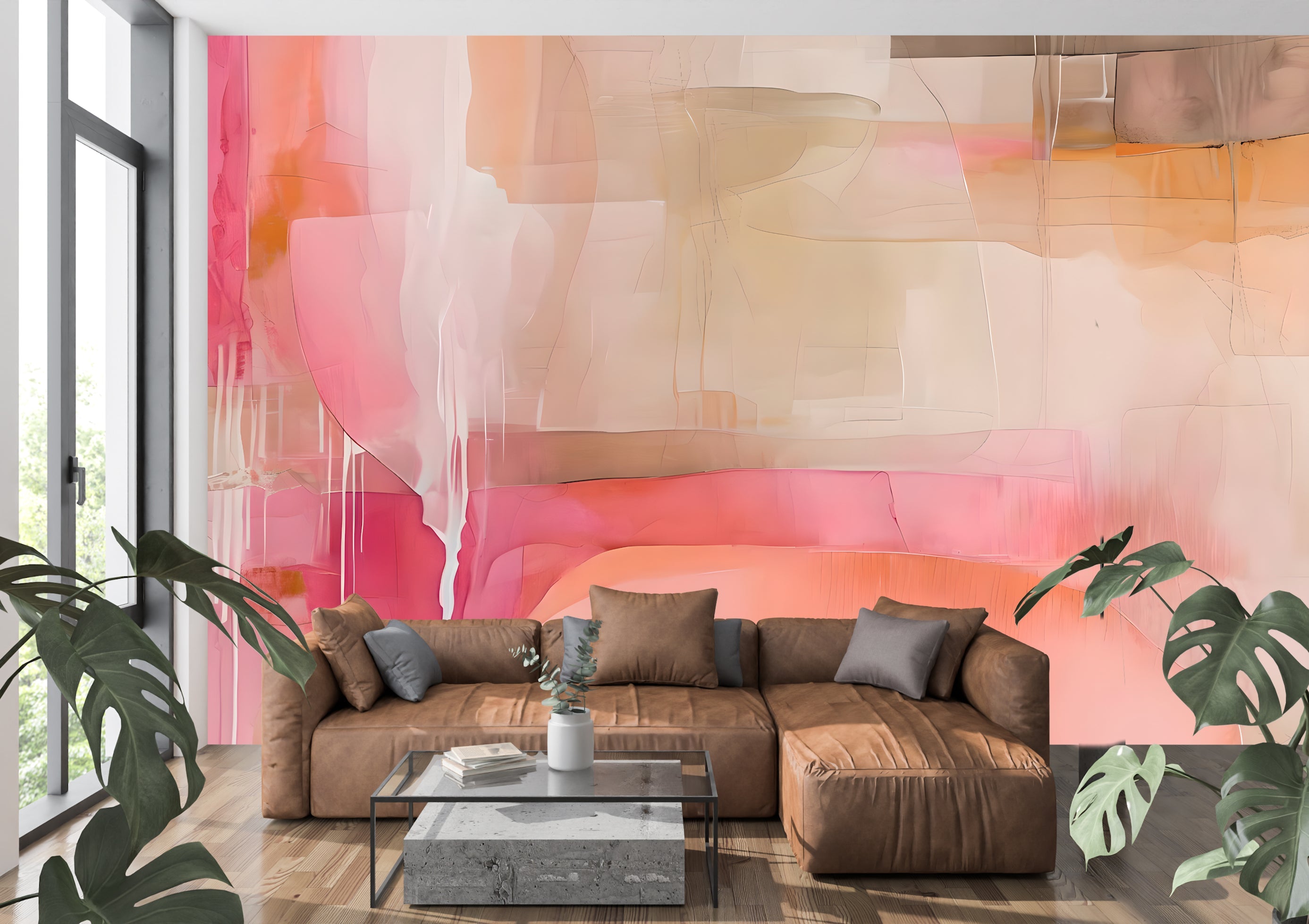 Sherbet — Abstract Luxury Wallpaper Mural