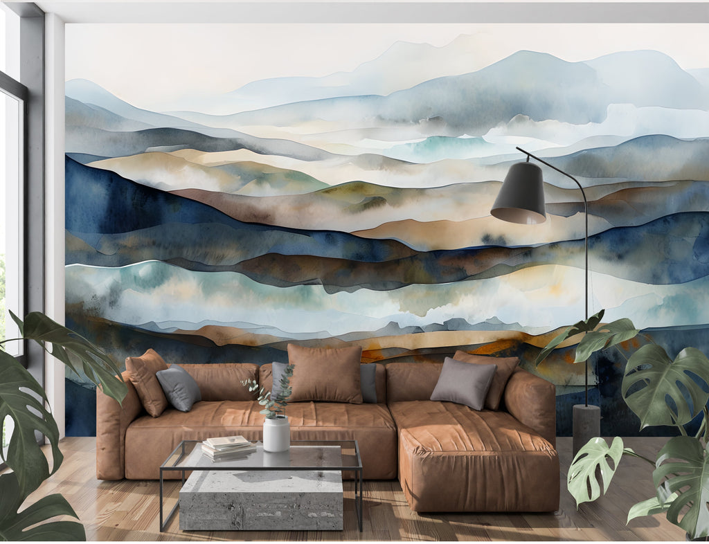 Blue Range — Coastal & Nature Luxury Wallpaper Mural