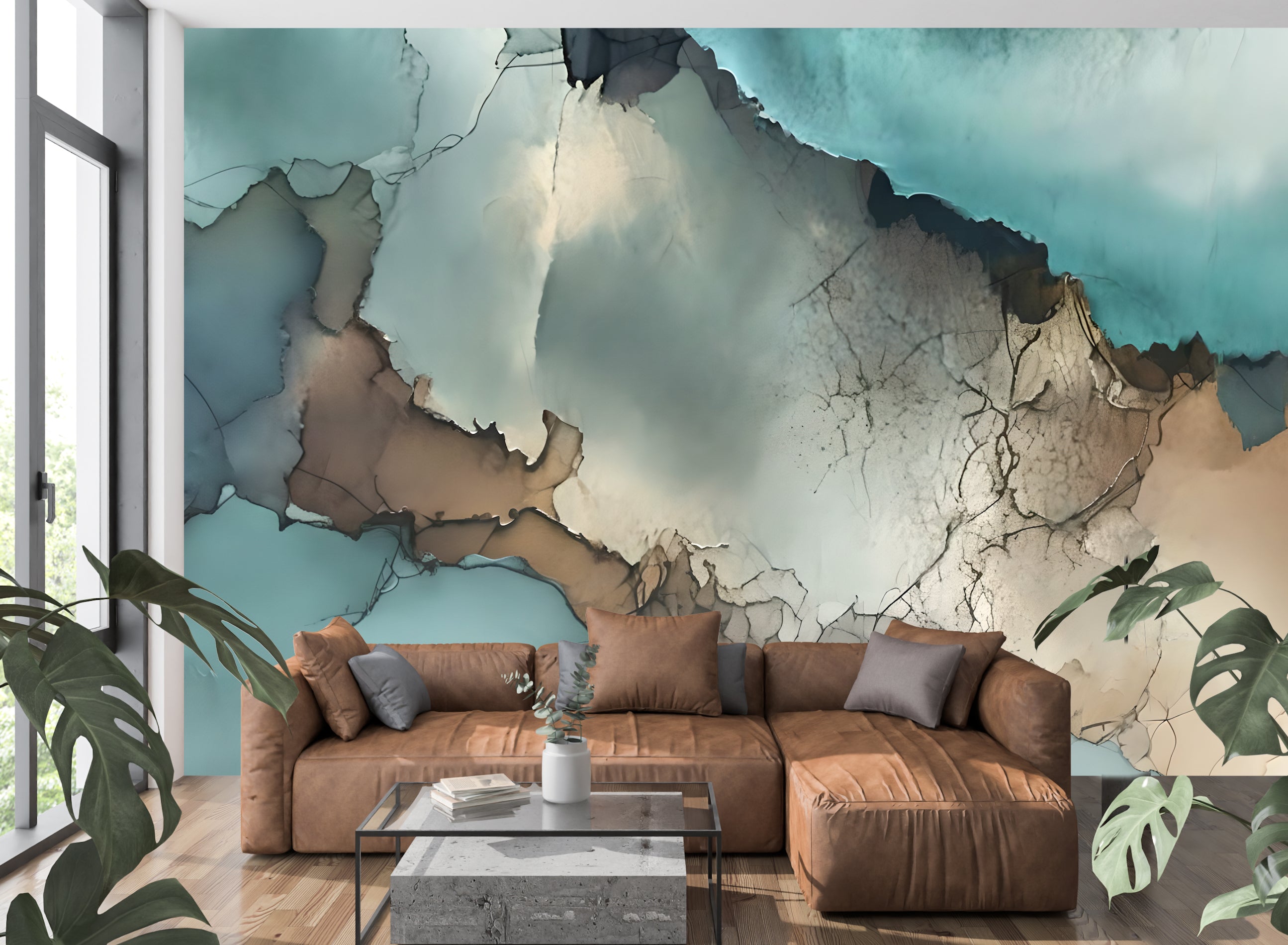 Plateau — Abstract Luxury Wallpaper Mural