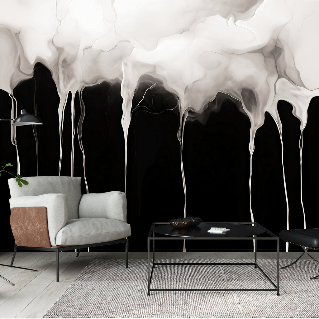 Surrender of Light  —  Abstract Luxury Wallpaper Mural