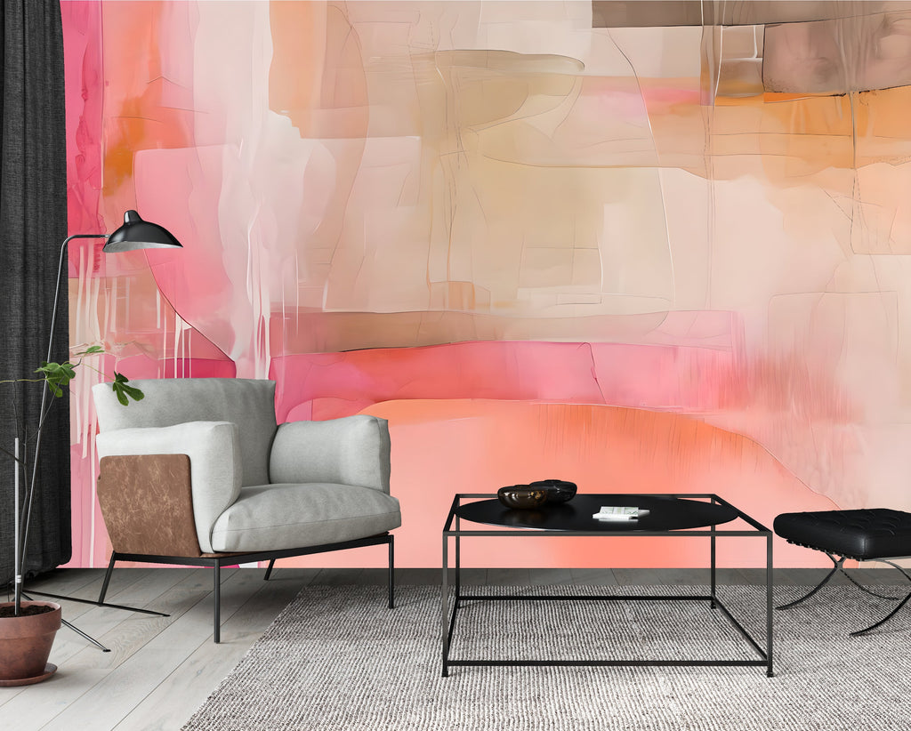 Sherbet — Abstract Luxury Wallpaper Mural