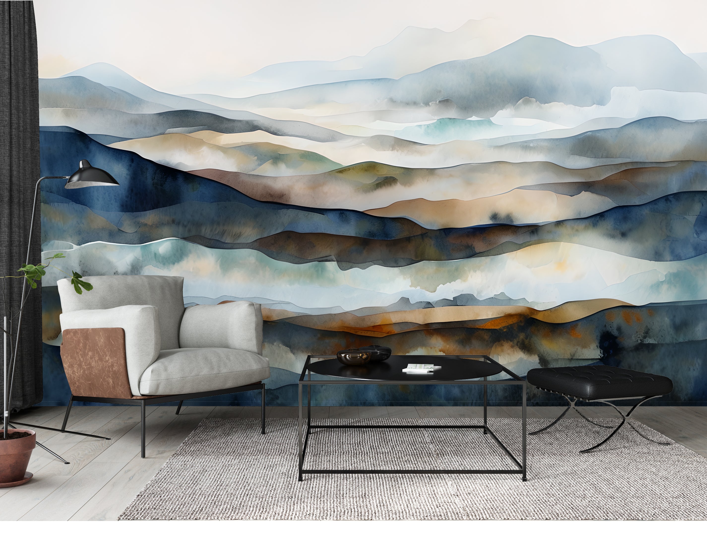 Blue Range — Coastal & Nature Luxury Wallpaper Mural
