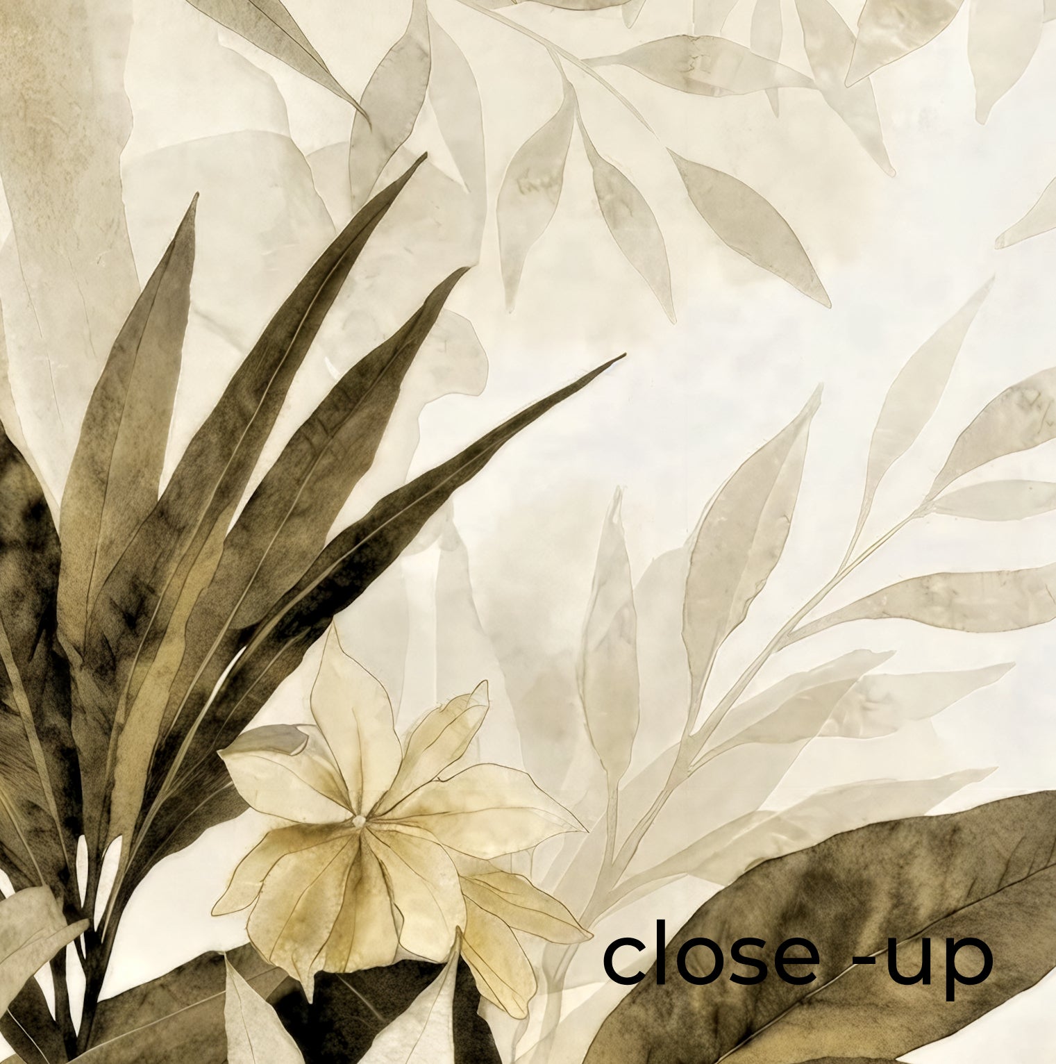 Tropical  Reverie — Bold Florals Luxury Wallpaper Mural