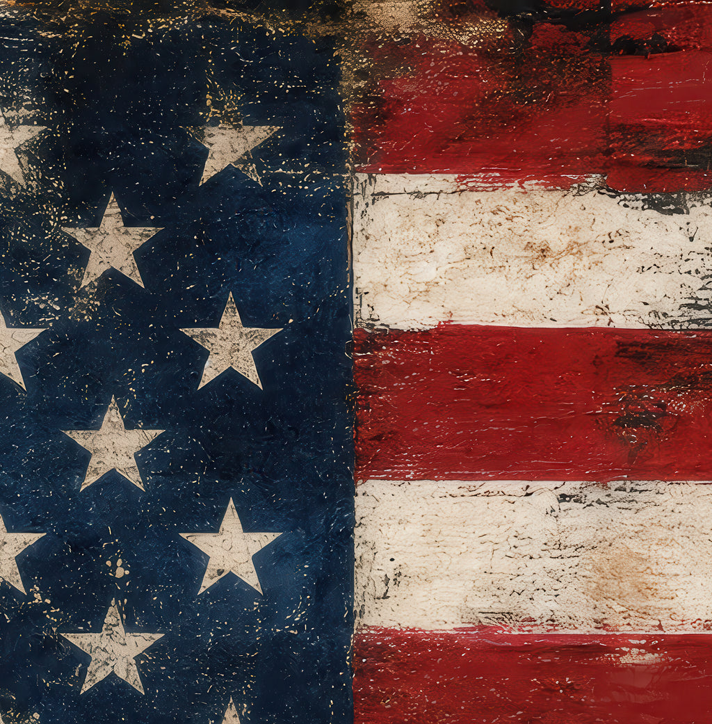 Old Glory — Rustic Farmhouse Luxury Wallpaper Mural