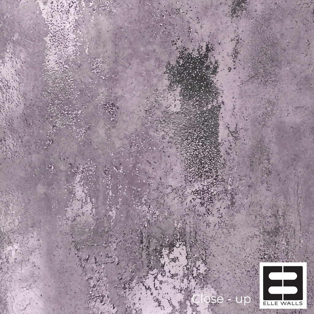 Soft Aubergine Plaster - Luxe Textures Luxury Wallpaper Mural