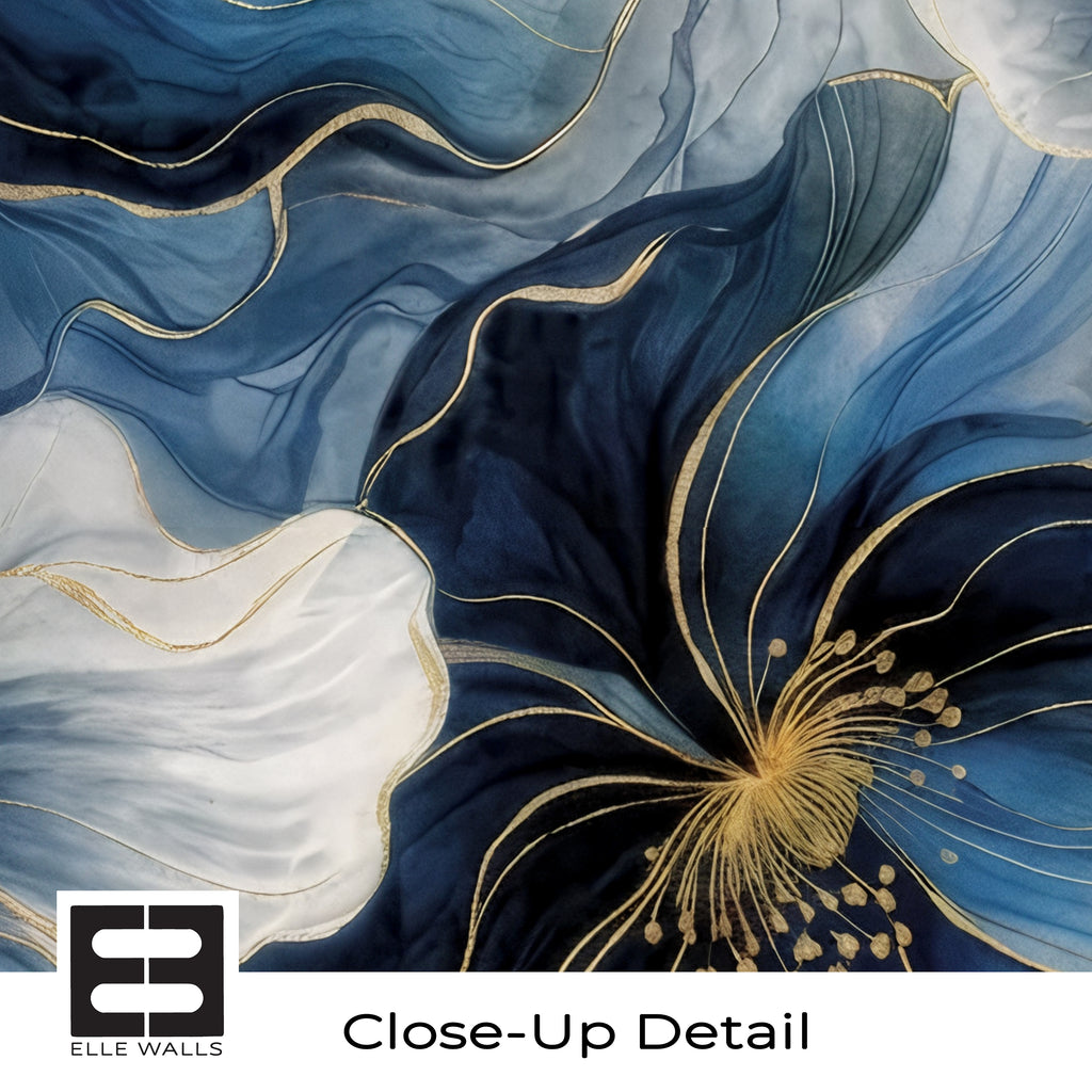 Midnight Bloom — Bold Florals Luxury Wallpaper Mural