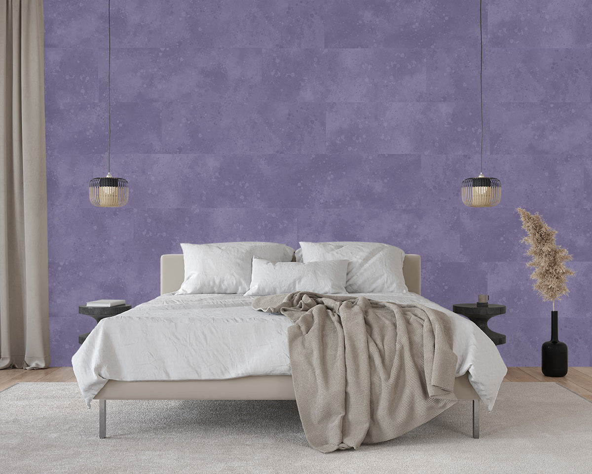 Urban Texture Wallpaper Tile - Amethyst