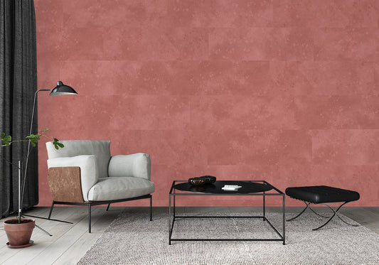 Urban Texture Wallpaper Tile - Coral