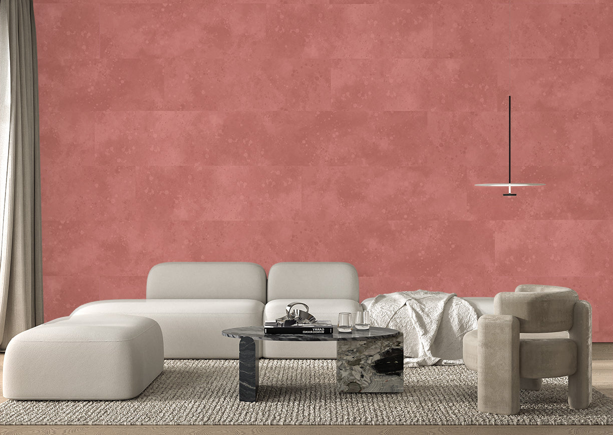 Urban Texture Wallpaper Tile - Coral