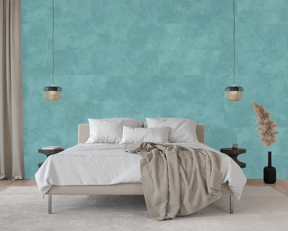 Urban Texture Wallpaper Tile - Aqua