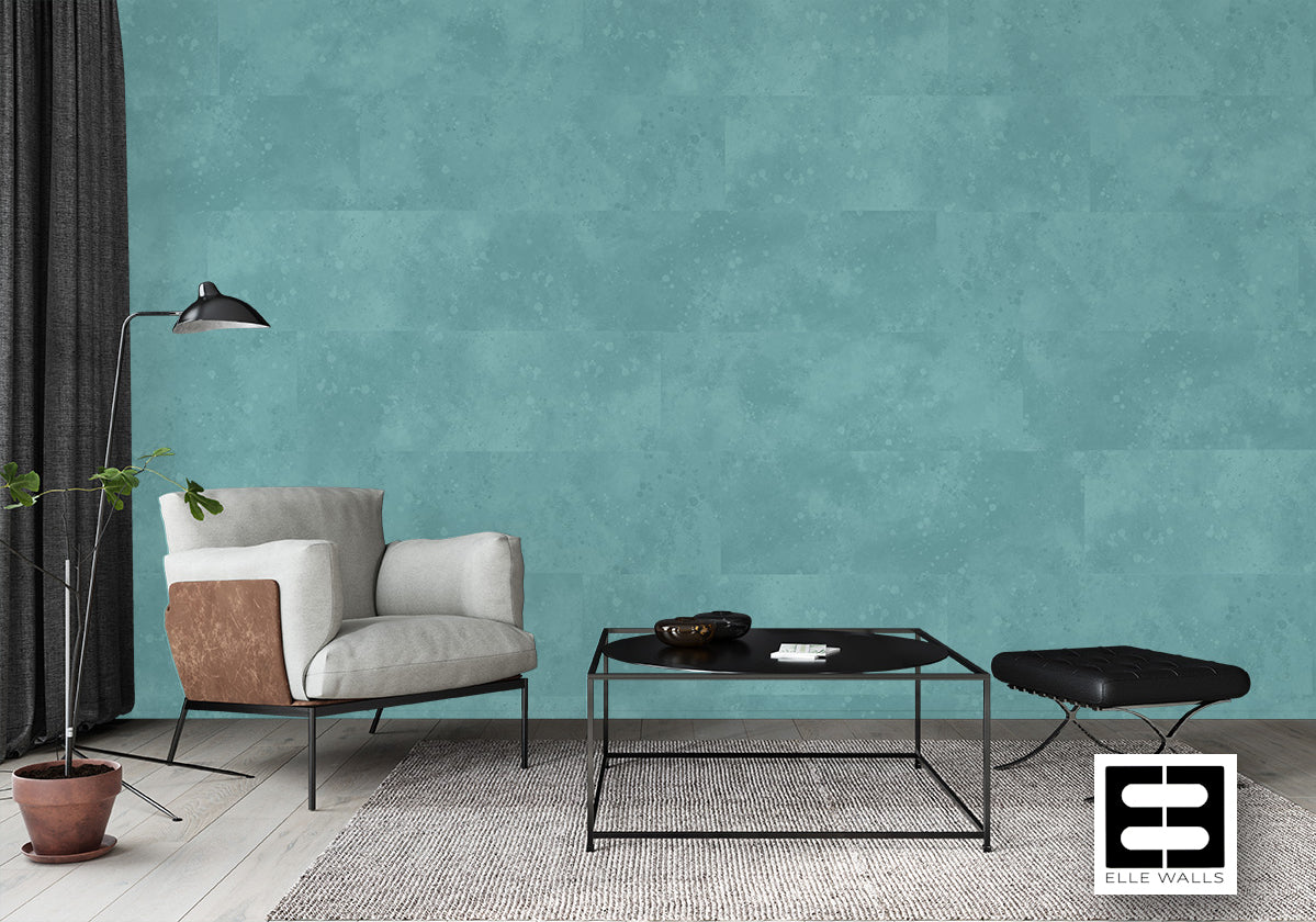 Urban Texture Wallpaper Tile - Aqua