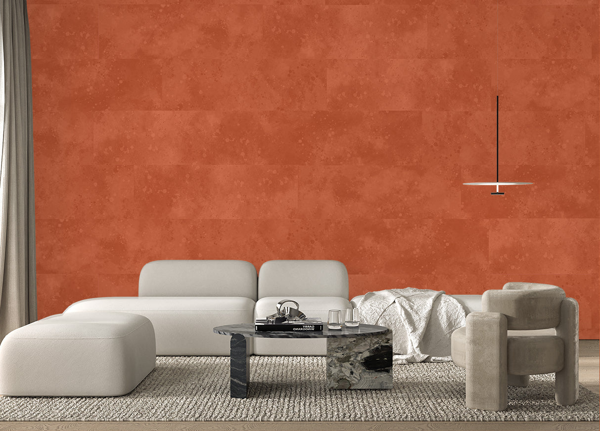 Urban Texture Wallpaper Tile - Orange