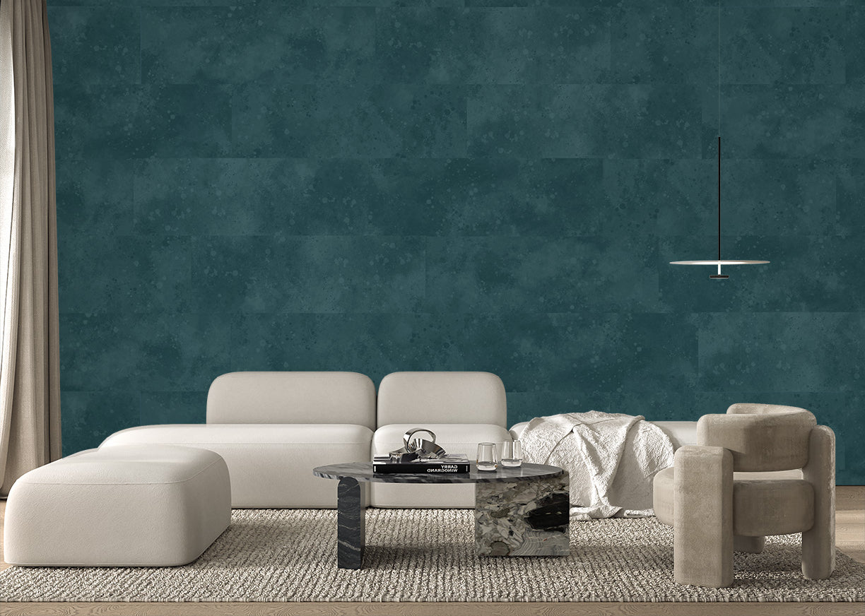 Urban Texture Wallpaper Tile - Teal