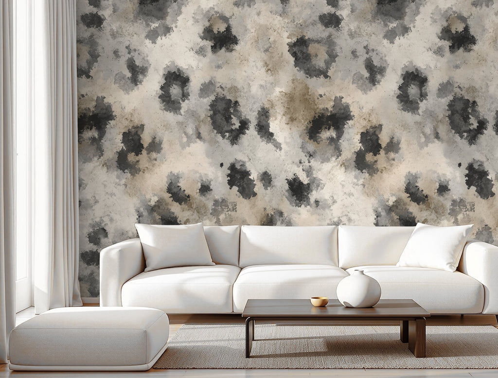 Snow Leopard — Luxe Textures Luxury Wallpaper