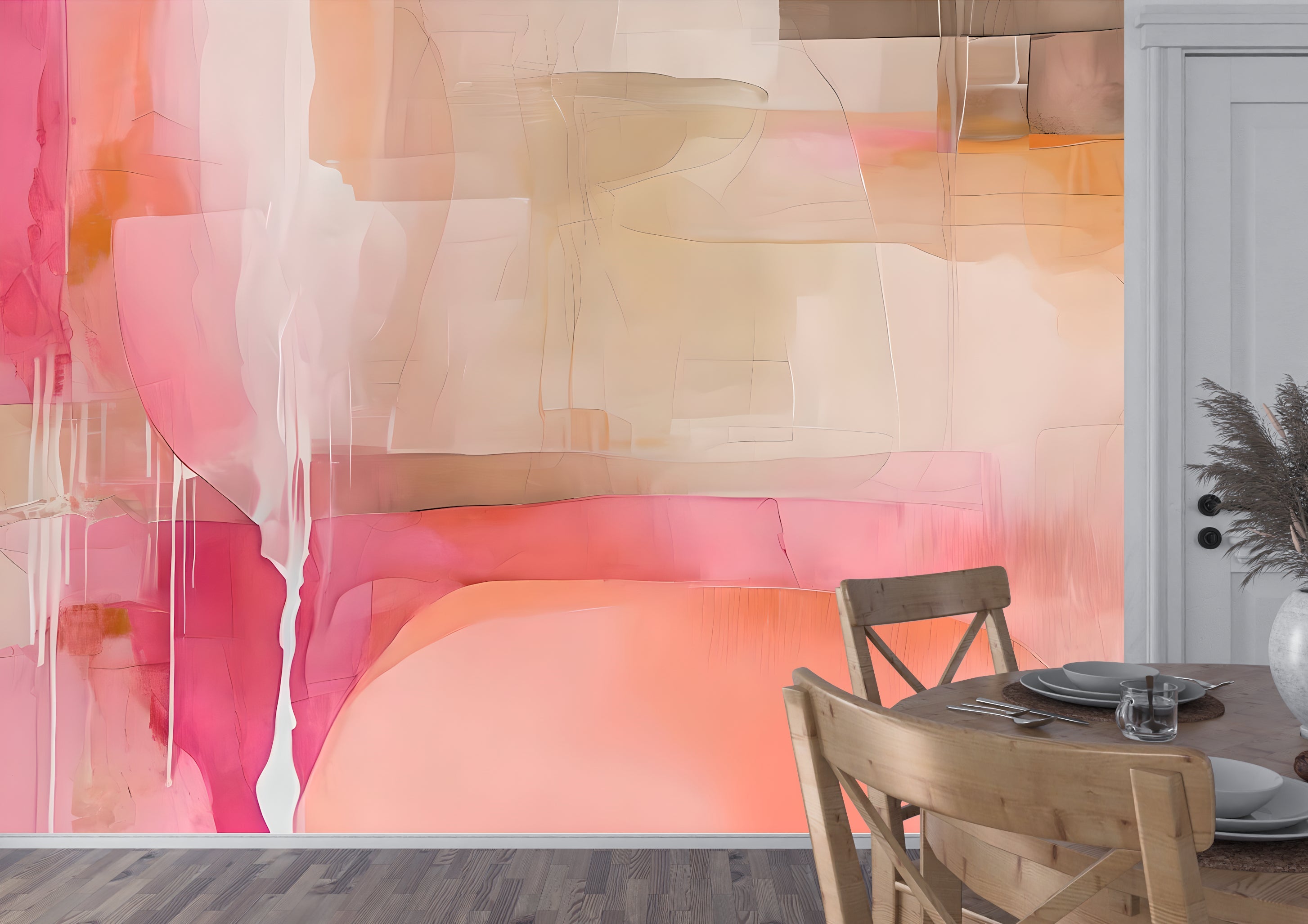 Sherbet — Abstract Luxury Wallpaper Mural