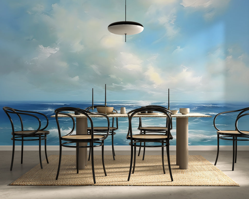 Ocean Blue — Coastal & Nature Luxury Wallpaper Mural