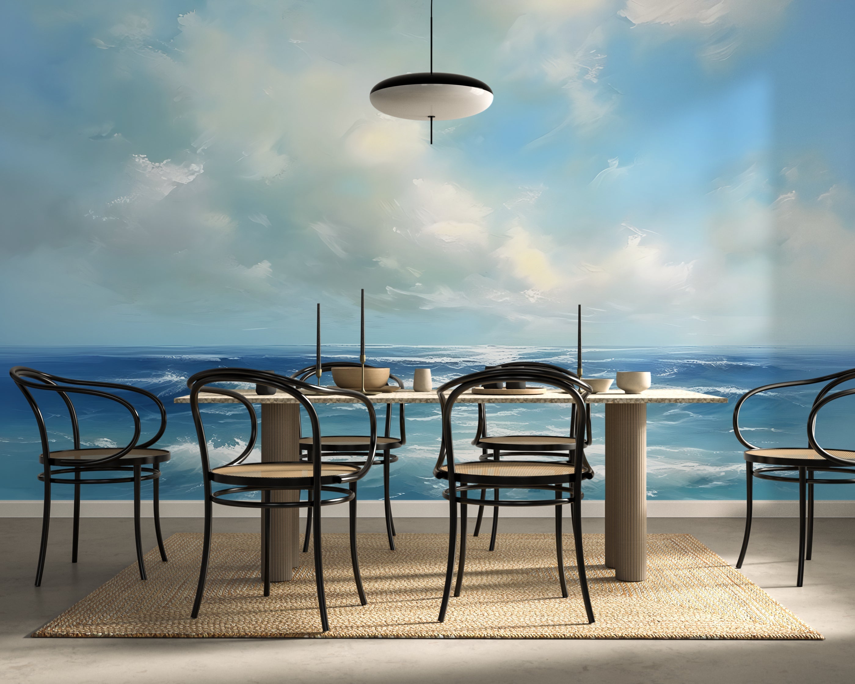 Ocean Blue — Coastal & Nature Luxury Wallpaper Mural