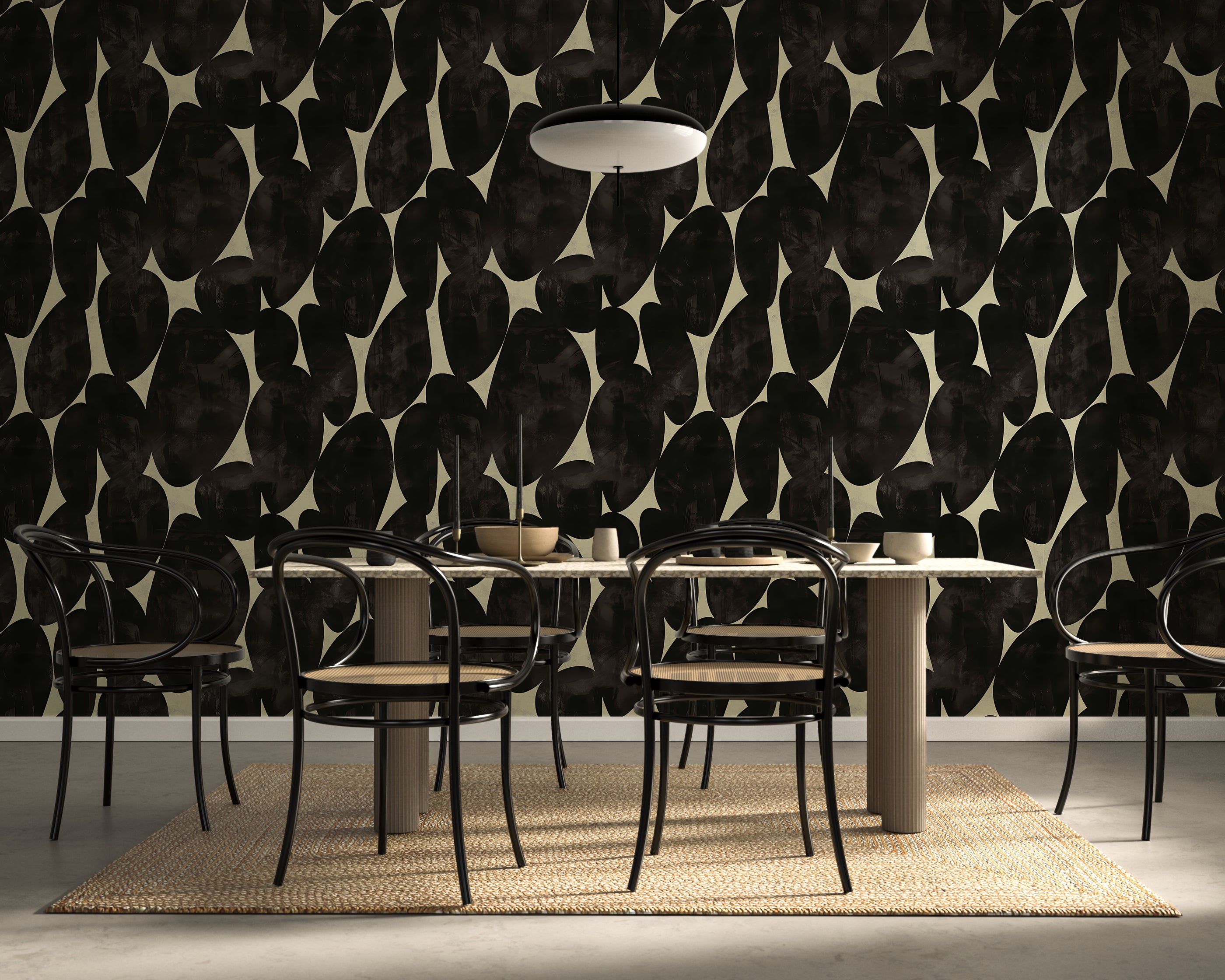 Charcoal Stone — Luxe Textures Luxury Wallpaper