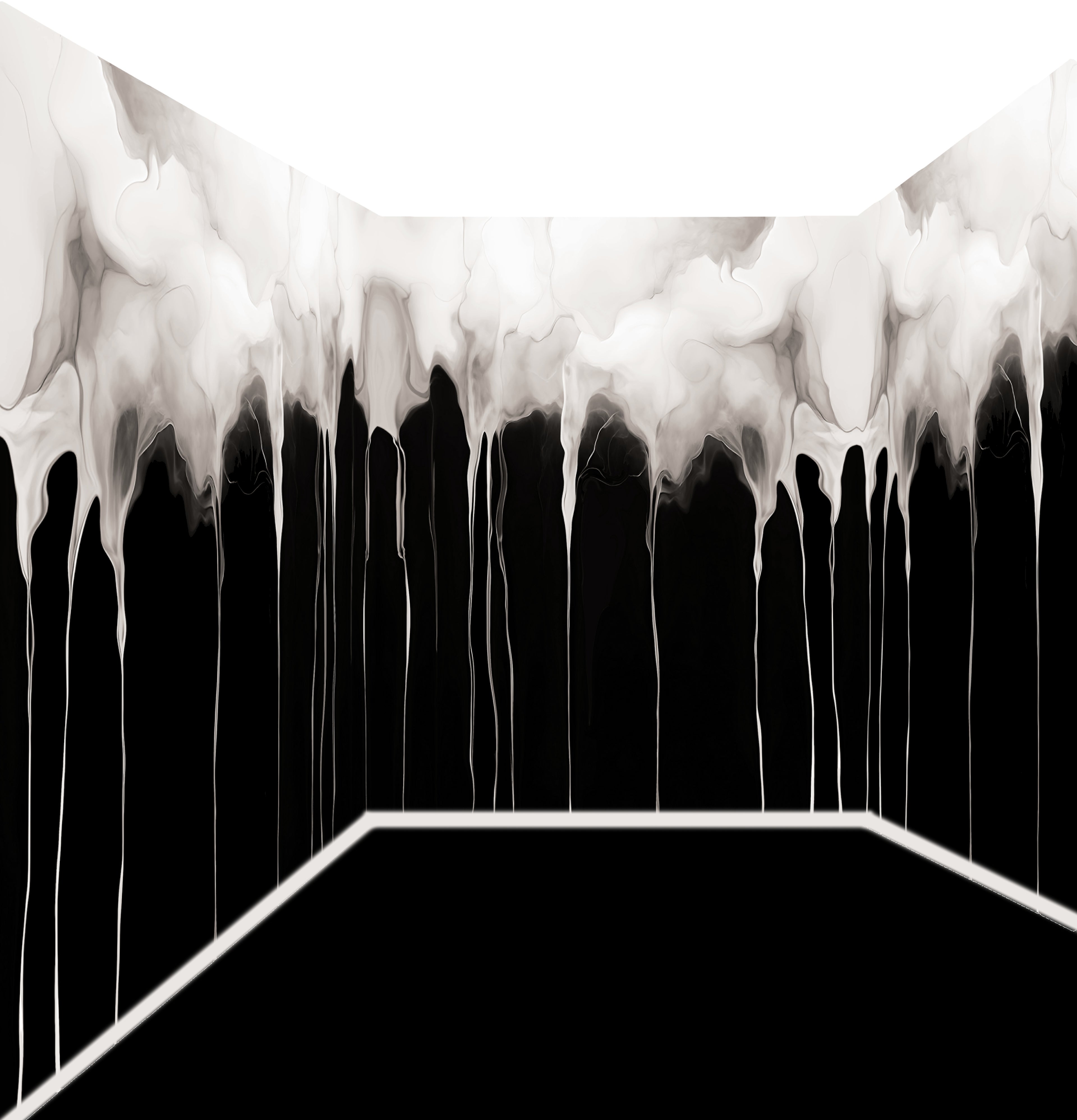 Surrender of Light  —  Abstract Luxury Wallpaper Mural