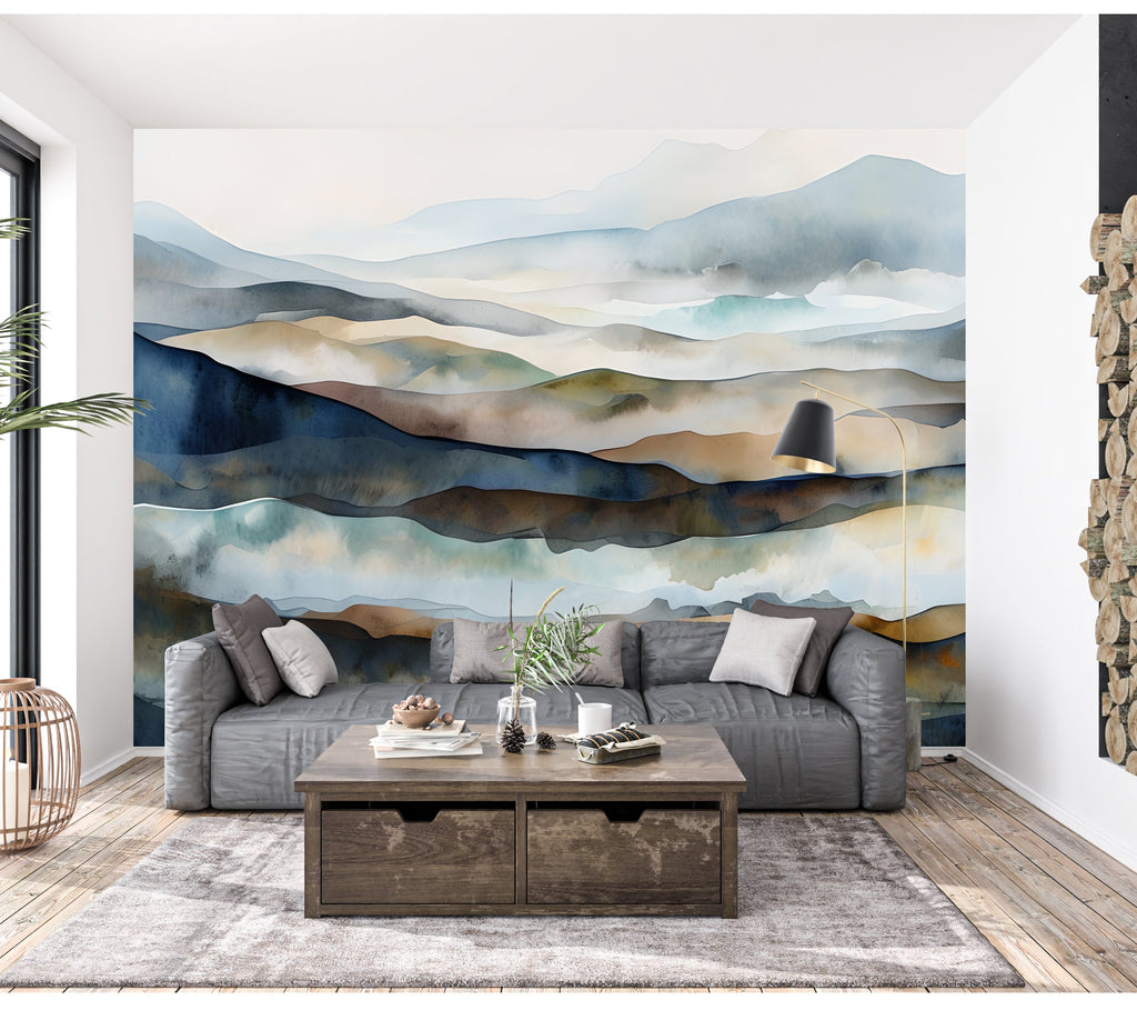 Blue Range — Coastal & Nature Luxury Wallpaper Mural