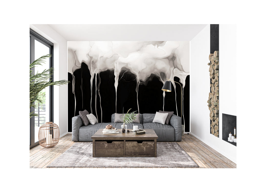 Surrender of Light  —  Abstract Luxury Wallpaper Mural