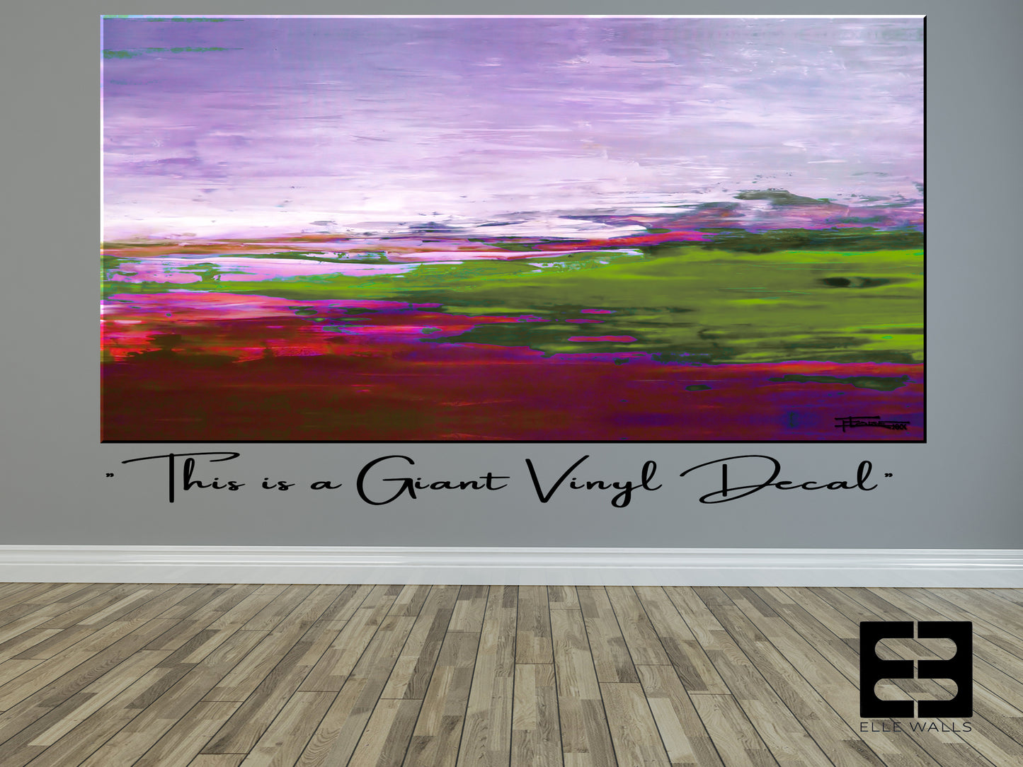 SPRING FIELDS - Giant Wall Art Decal