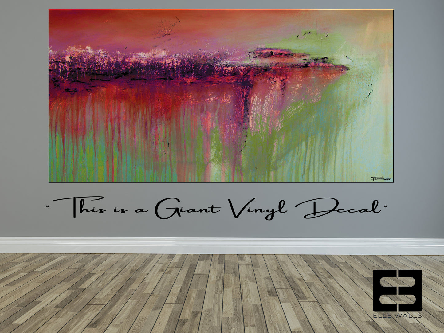 SPRING STORM - Giant Wall Art Decal