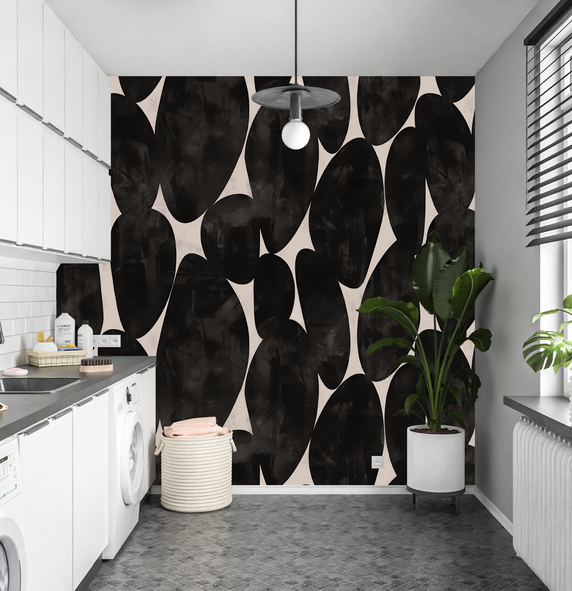 Charcoal Stone — Luxe Textures Luxury Wallpaper