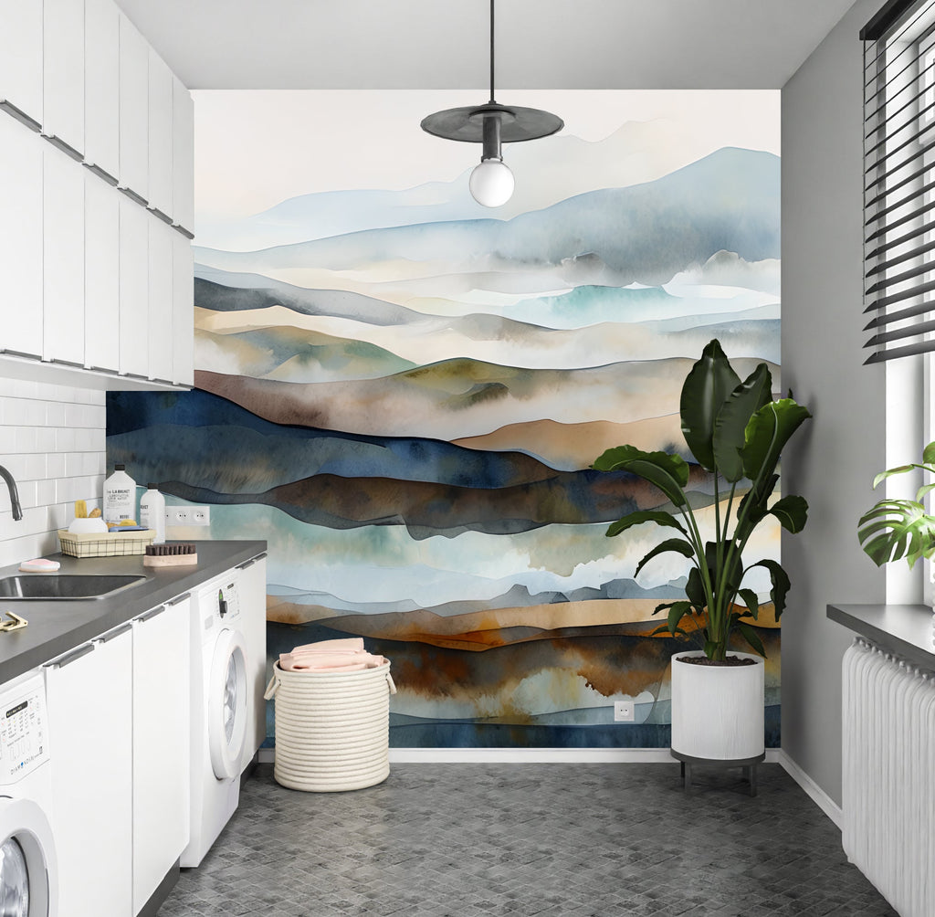Blue Range — Coastal & Nature Luxury Wallpaper Mural