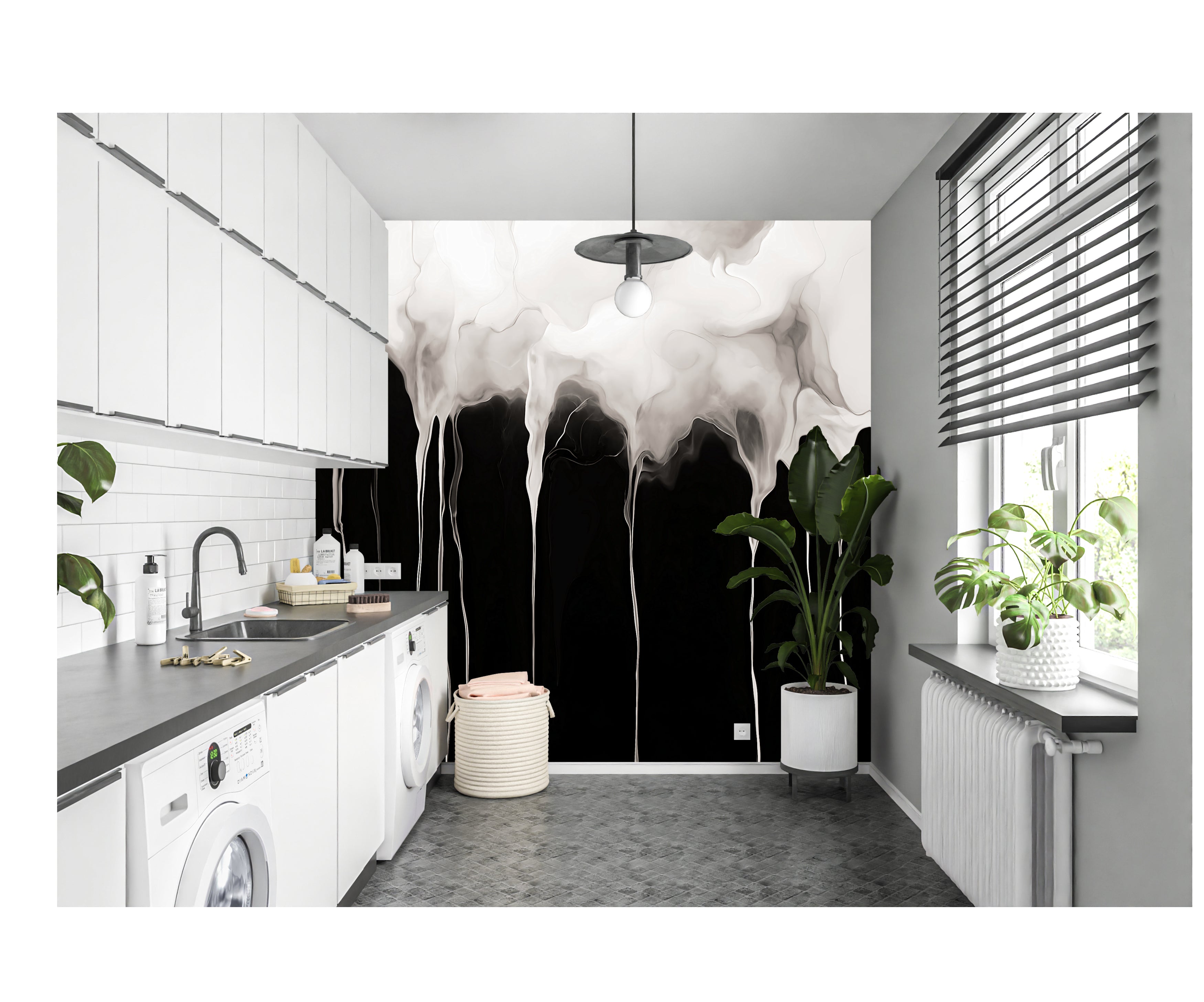 Surrender of Light  —  Abstract Luxury Wallpaper Mural
