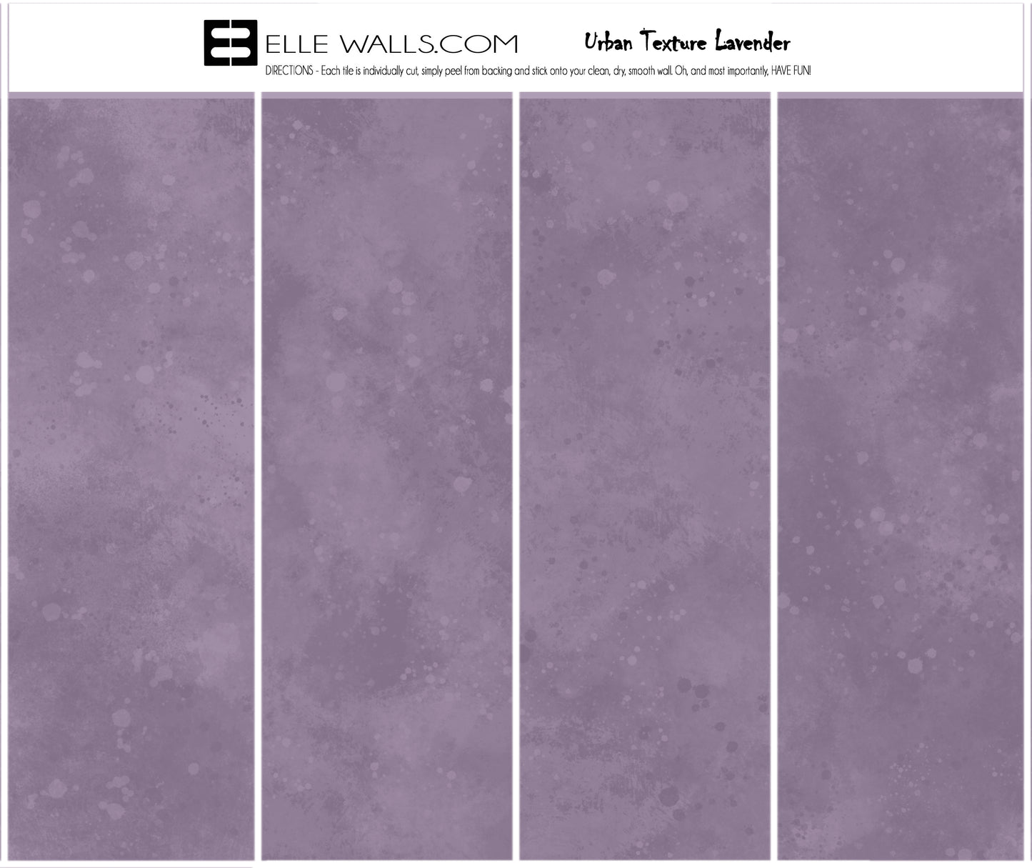 Urban Texture Wallpaper Tile - Lavender