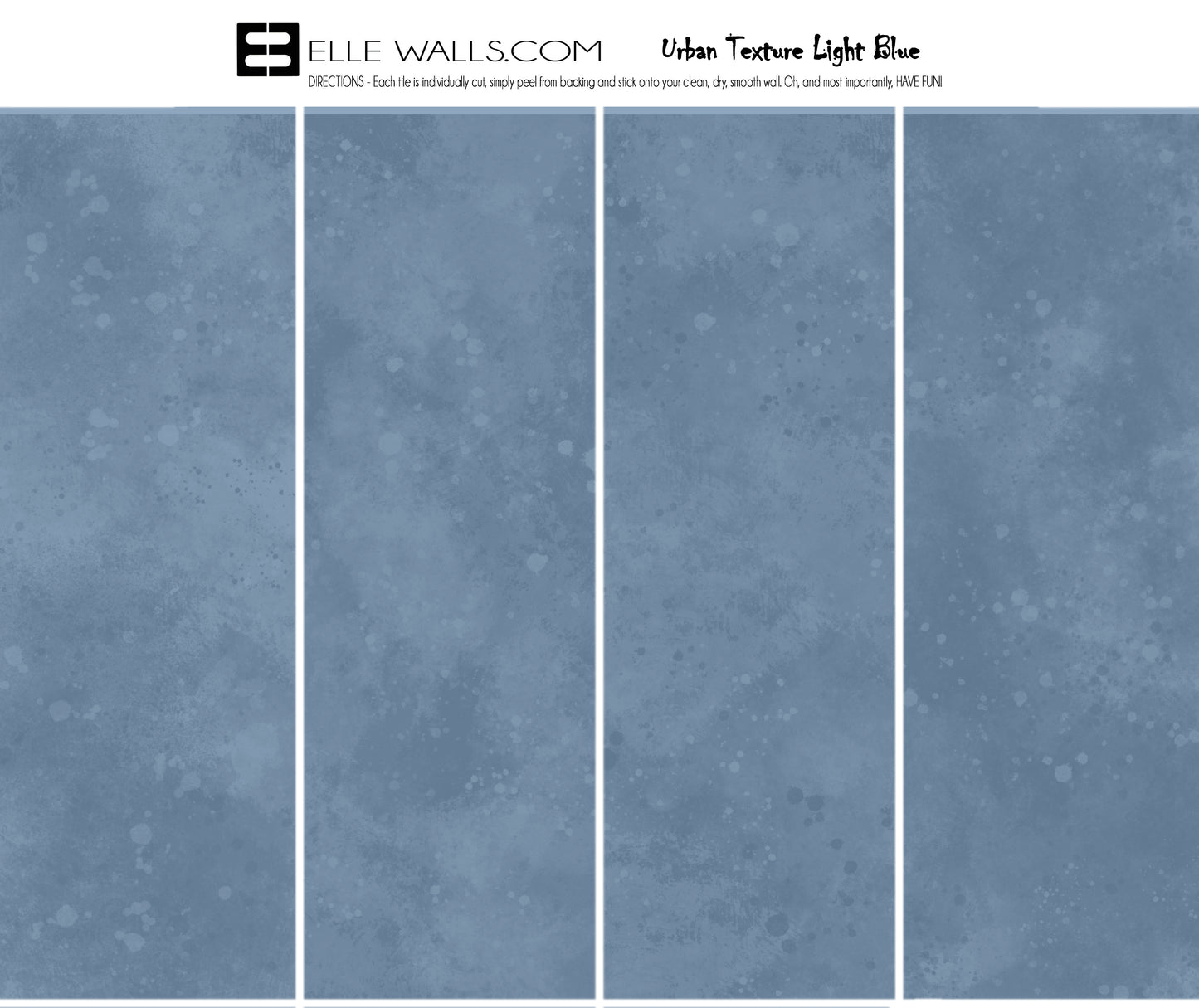 Urban Textured Tile - Light Blue