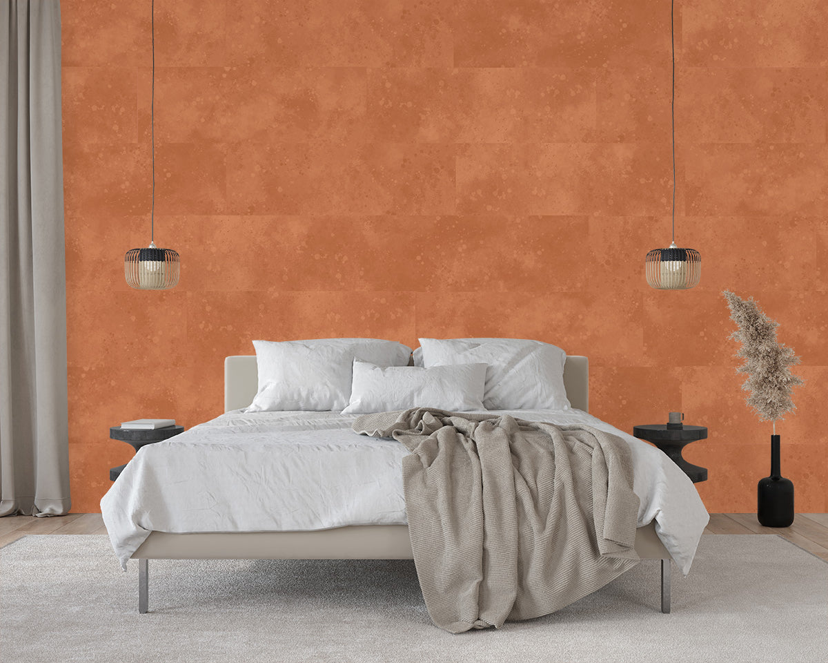 Urban Texture Wallpaper Tile - Light Orange