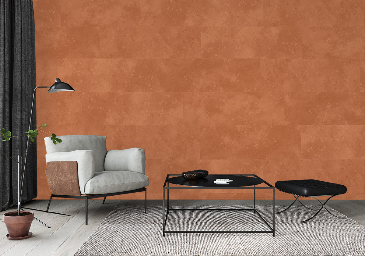 Urban Texture Wallpaper Tile - Light Orange