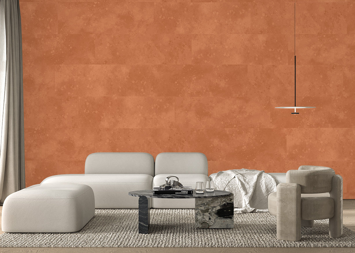 Urban Texture Wallpaper Tile - Light Orange