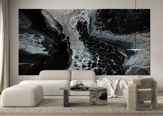 BLACK AND BLUE - Giant Wall Art Decal