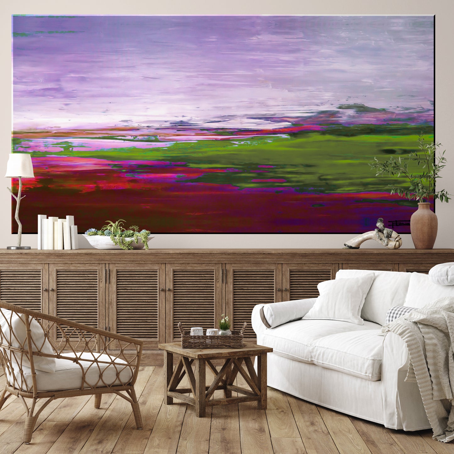 SPRING FIELDS - Giant Wall Art Decal