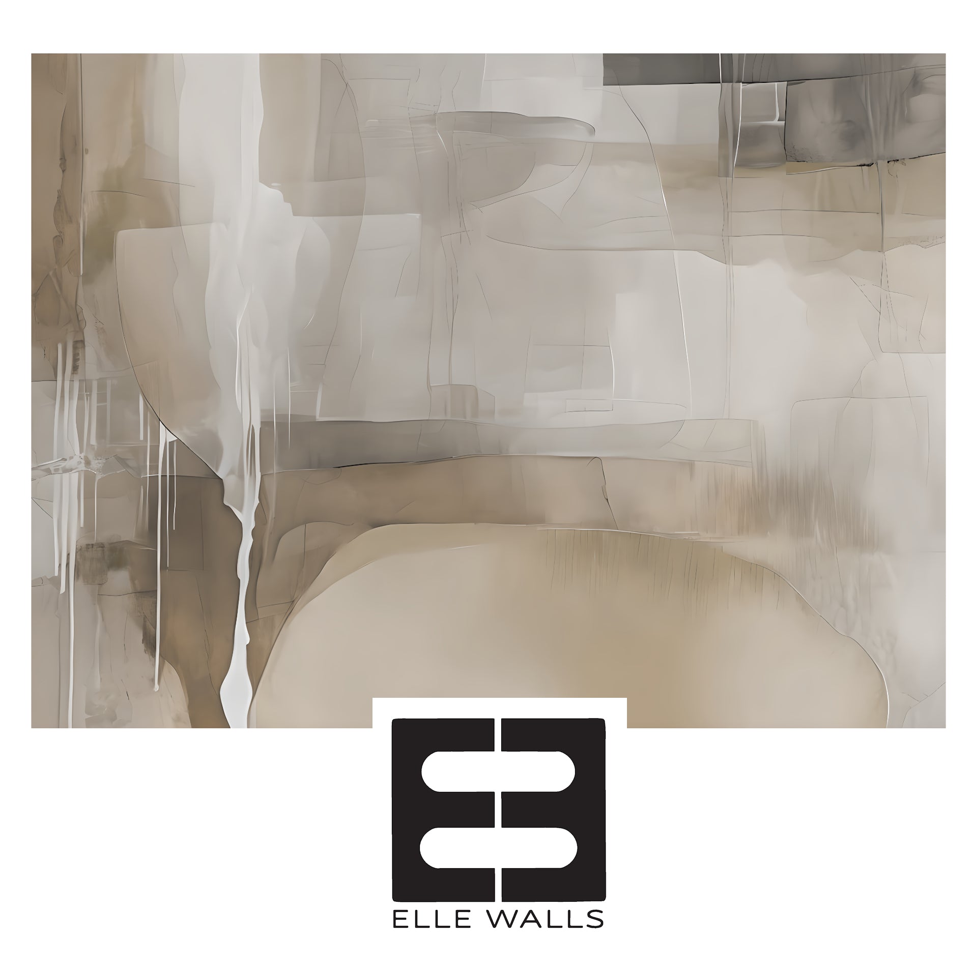 Silent Canvas — Abstract Luxury Wallpaper Mural