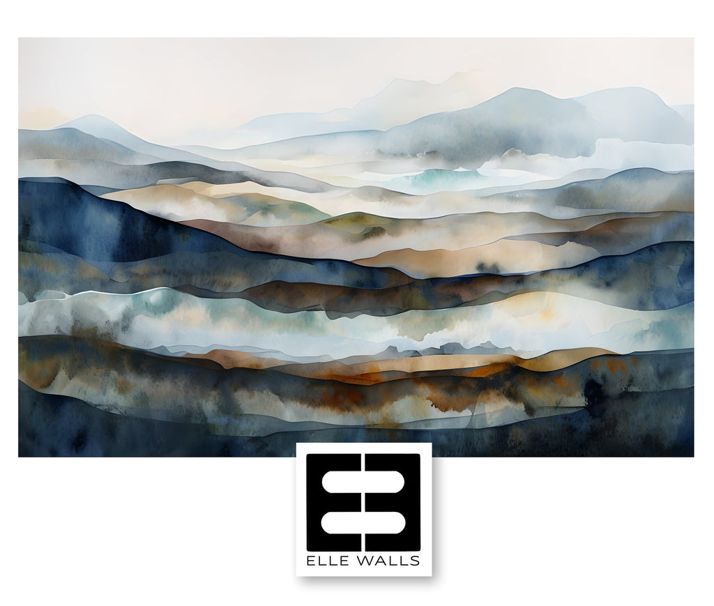 Blue Range — Coastal & Nature Luxury Wallpaper Mural