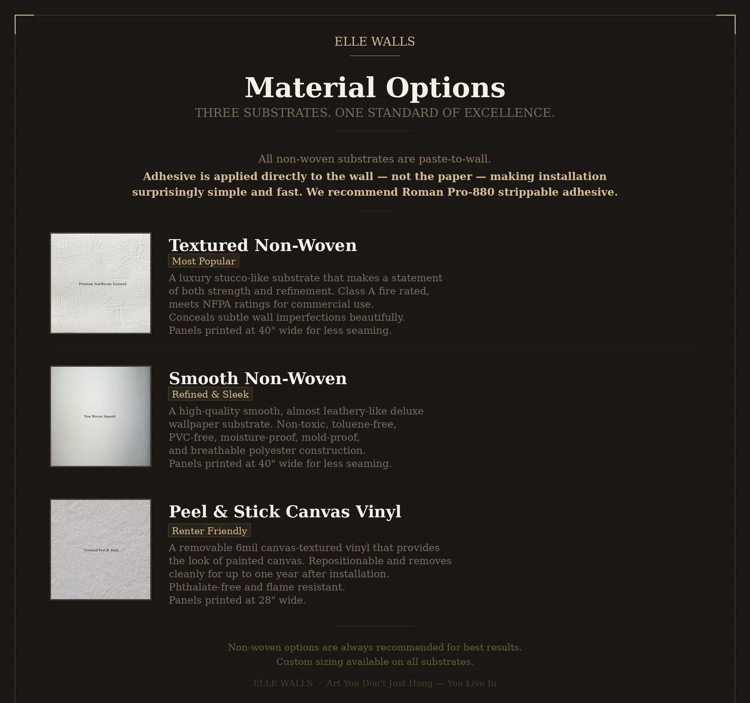 Aegean — Abstract Luxury Wallpaper Mural