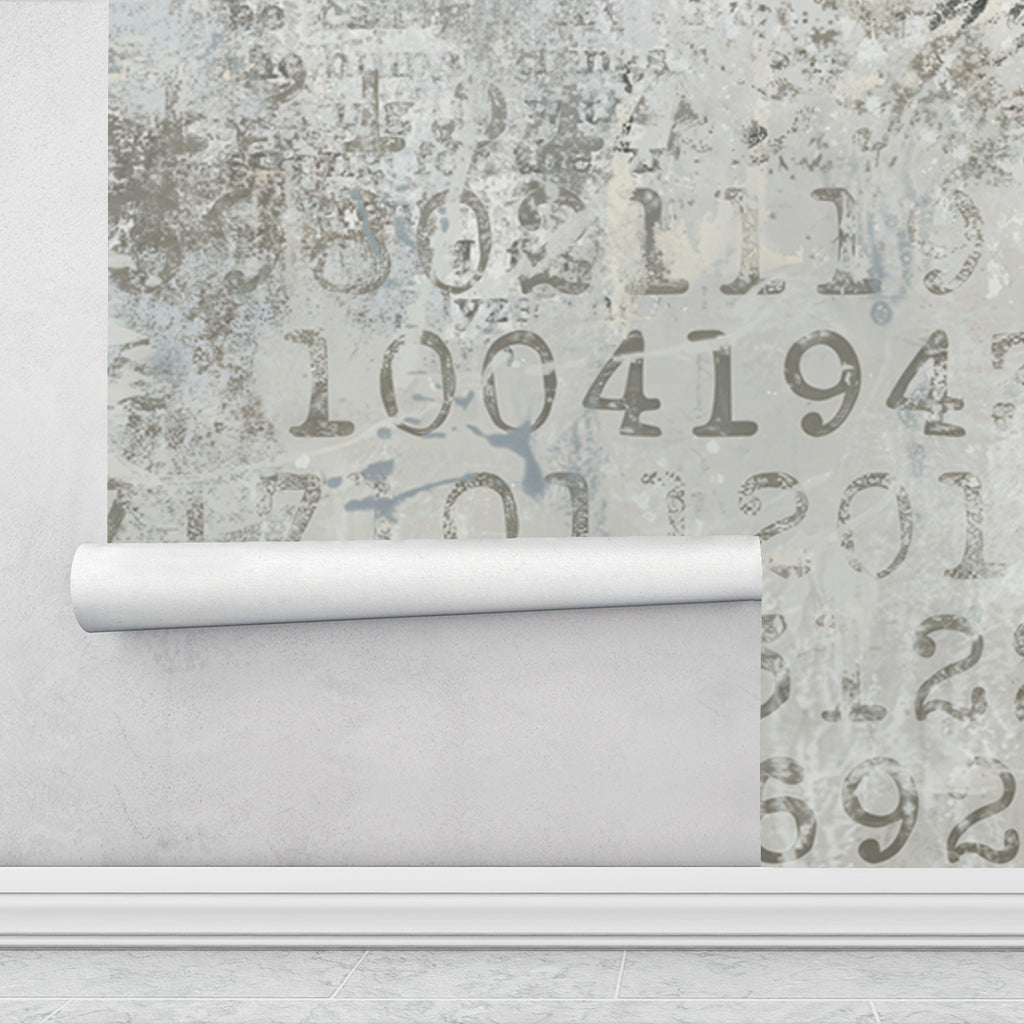 Archival Bloom  —  Rustic Farmhouse Wallpaper Mural